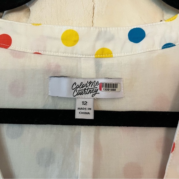 *SOLD* Dipping Dot Minnie Rainbow Candy Dress - Picture 8 of 8